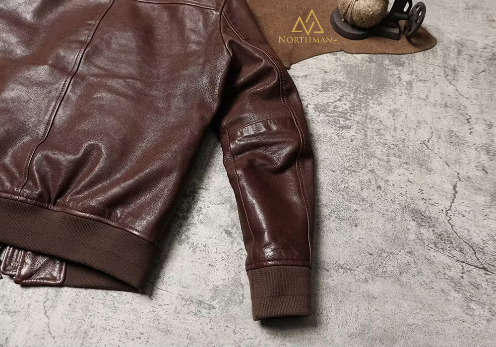 Type A2 leather flight jacket – Northman Plus