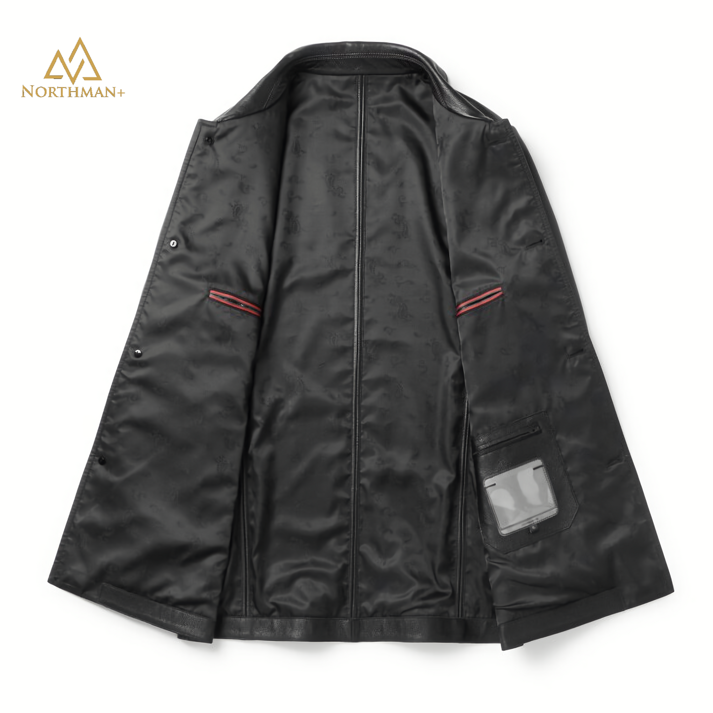 Leather Overcoat for men