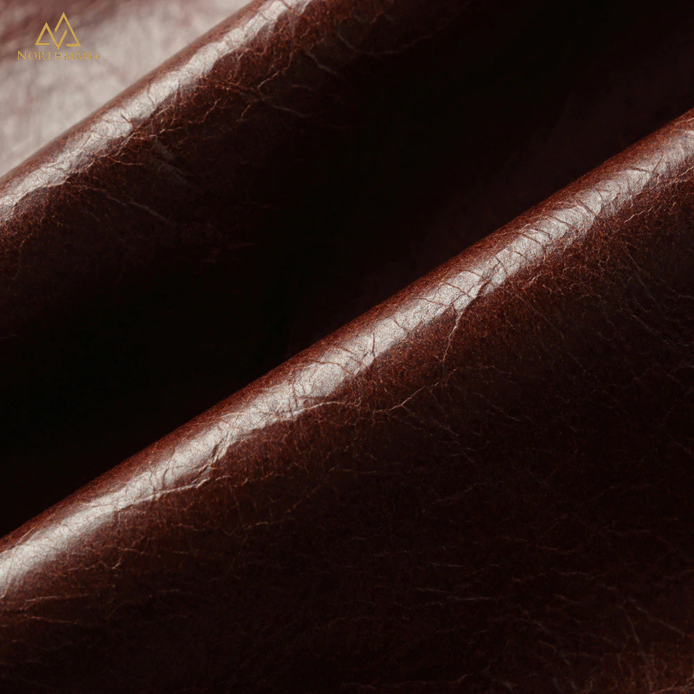 The Meteorite leather jacket in Brown