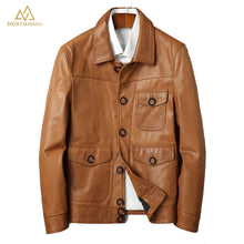 Lightning leather jacket in Tan by Northman+