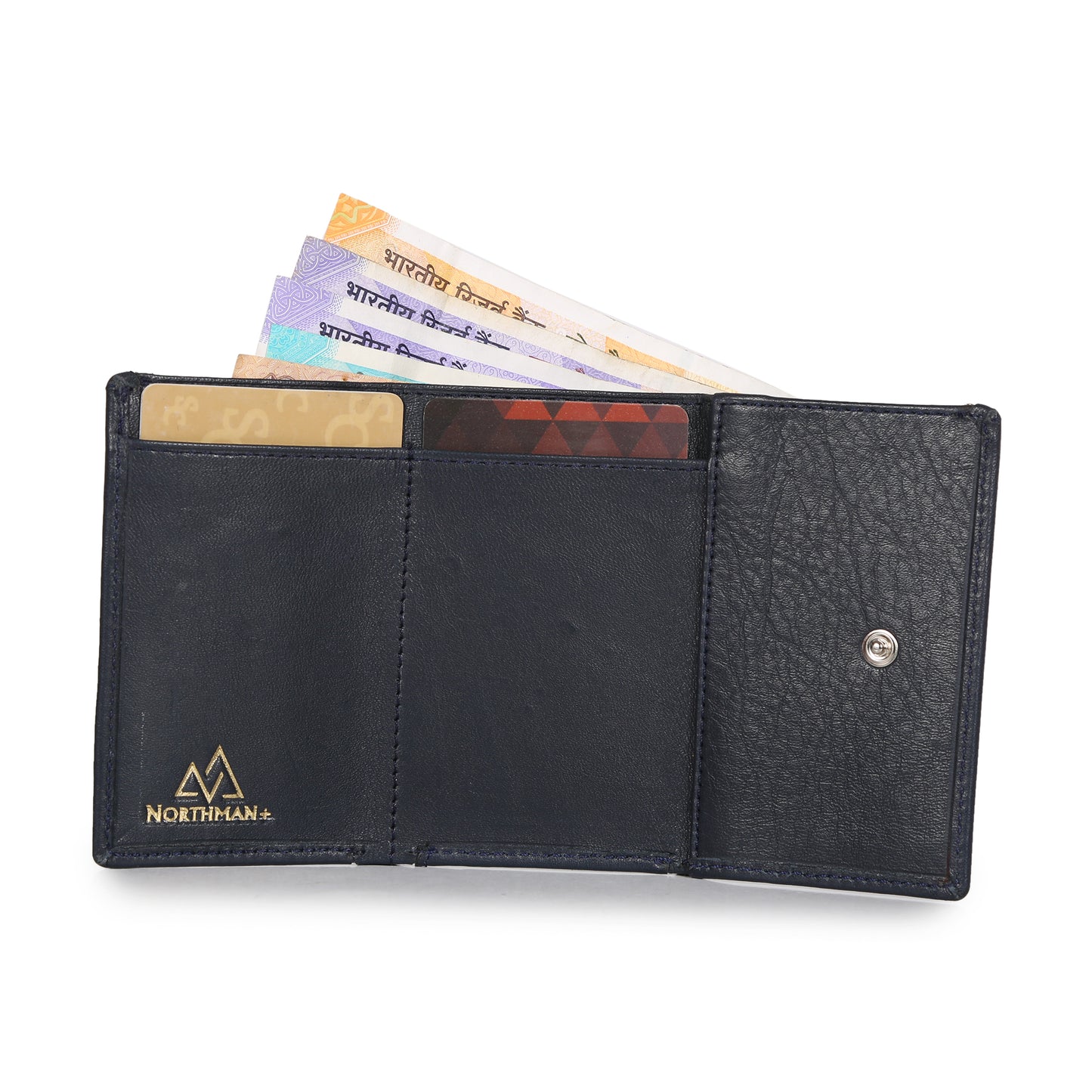 Card and Cash mini wallet in Navy Blue : The YBR series