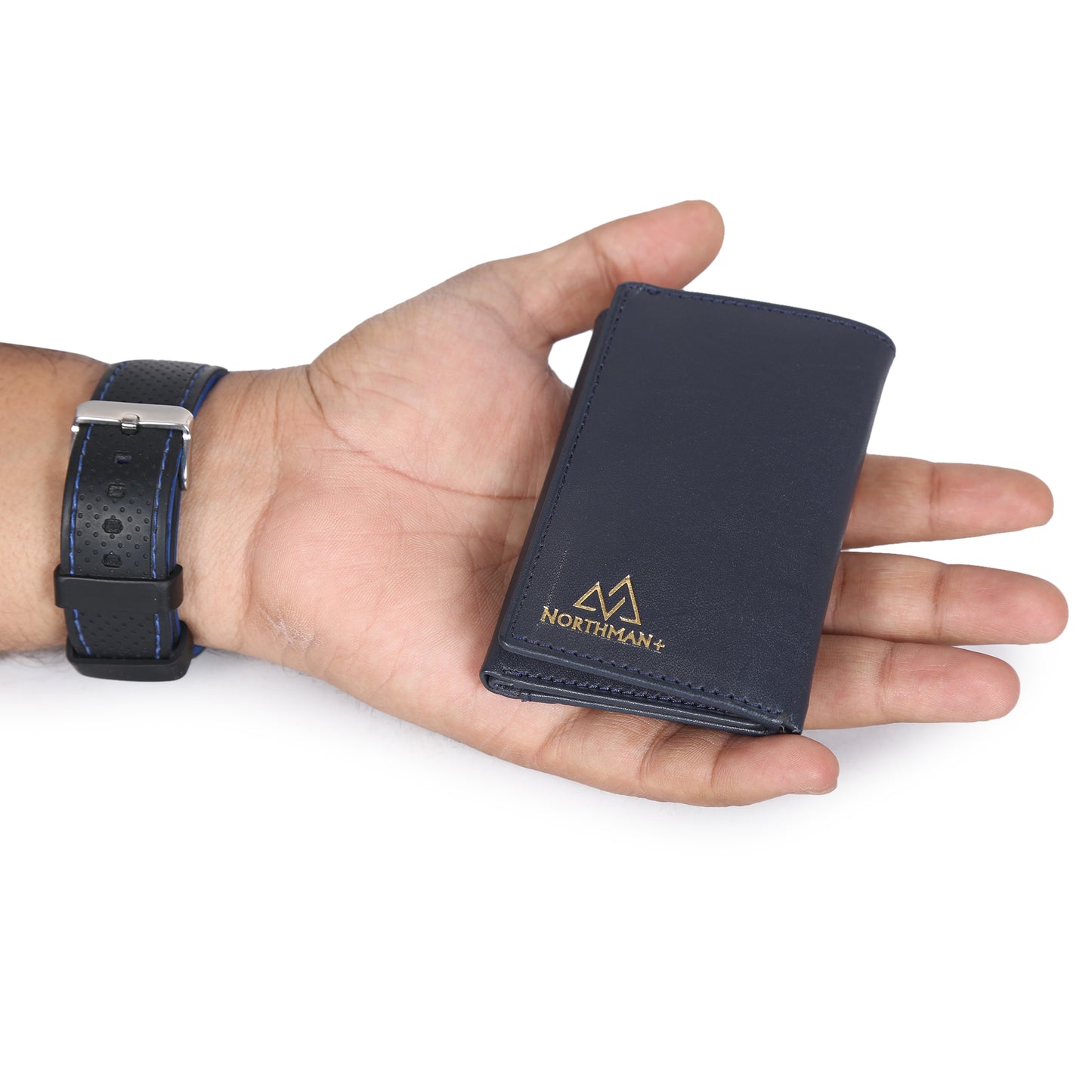 Card and Cash mini wallet in Navy Blue : The YBR series