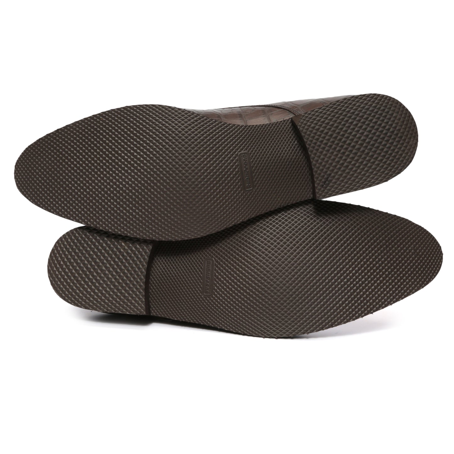 Croc Pattern Double Monkstraps : Double Monk