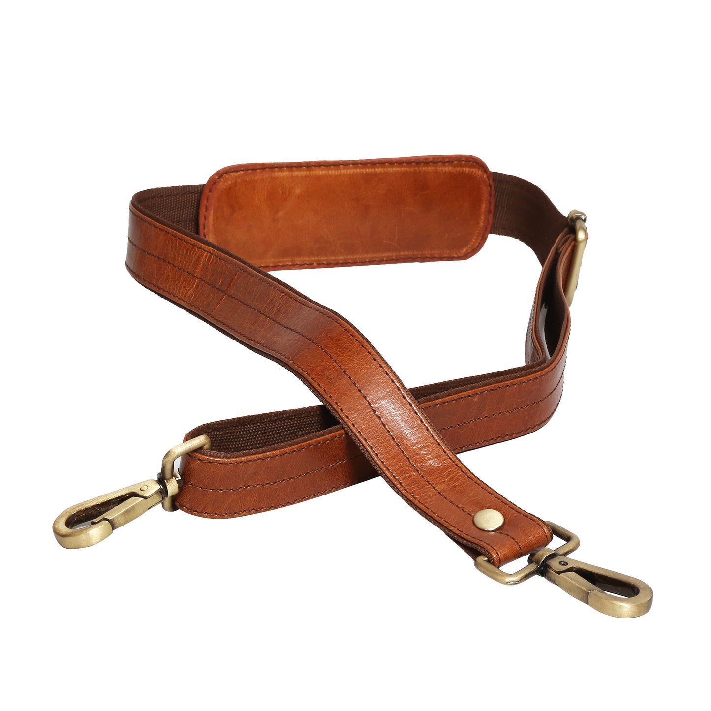 Leather Laptop Messenger Bag : The CEO Bag in White