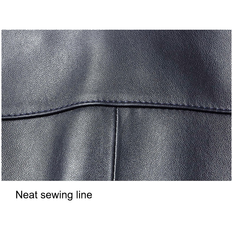 Classic leather jacket in Black for Men.