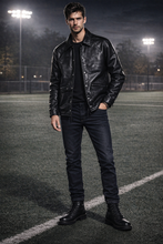 NorthmanPlus Italian Full-Grain Vegetable-Tanned Calfhide Coach Jacket