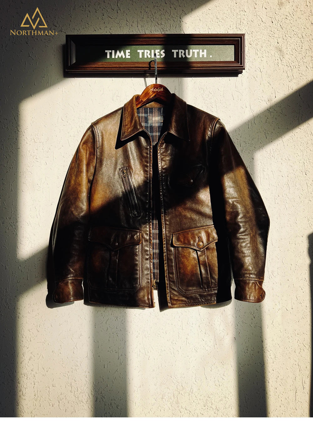 LE BLOUSON EN CUIR NEWSBOY