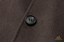 British Brown Woolen Trench coat for men