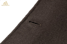 British Brown Woolen Trench coat for men