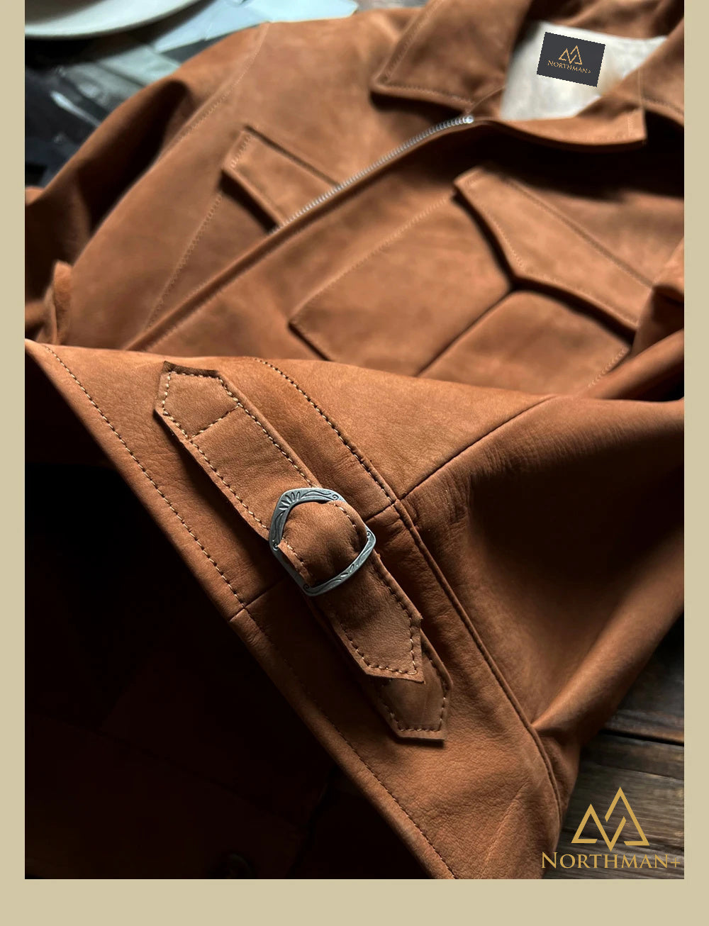 Leather eisenhower jacket hot sale