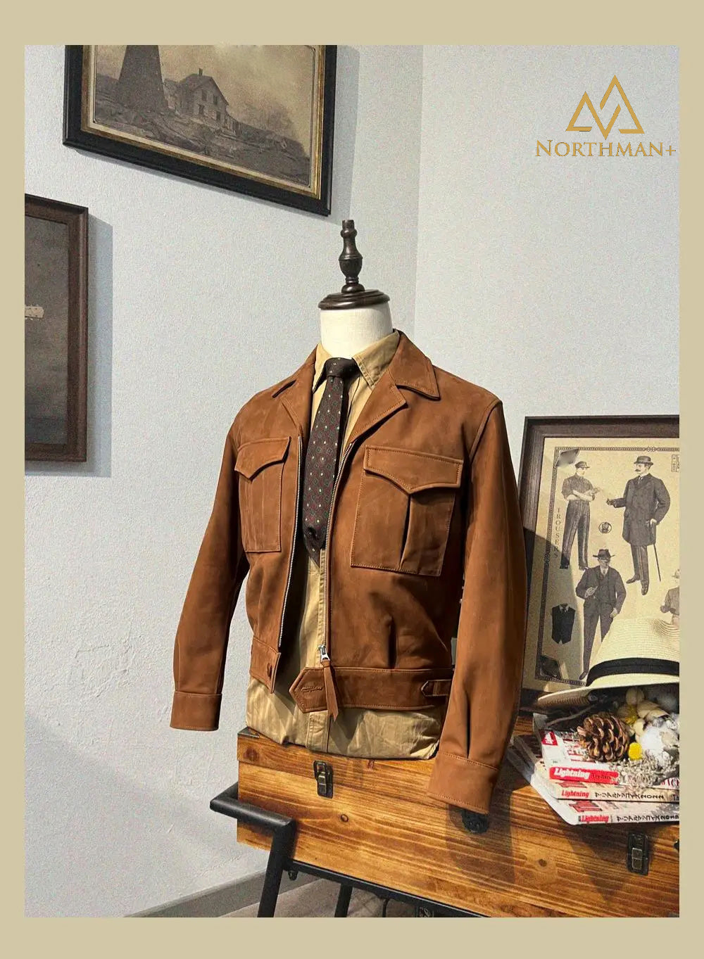La veste Eisenhower en nubuck
