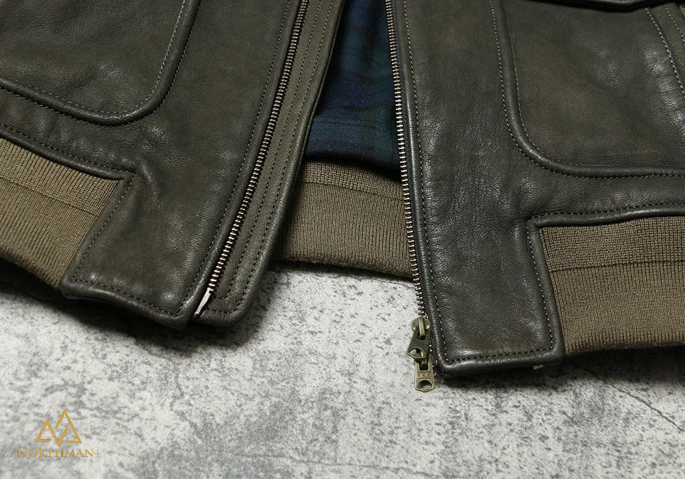 TYPE A2 FLIGHT JACKET IN OLIVE