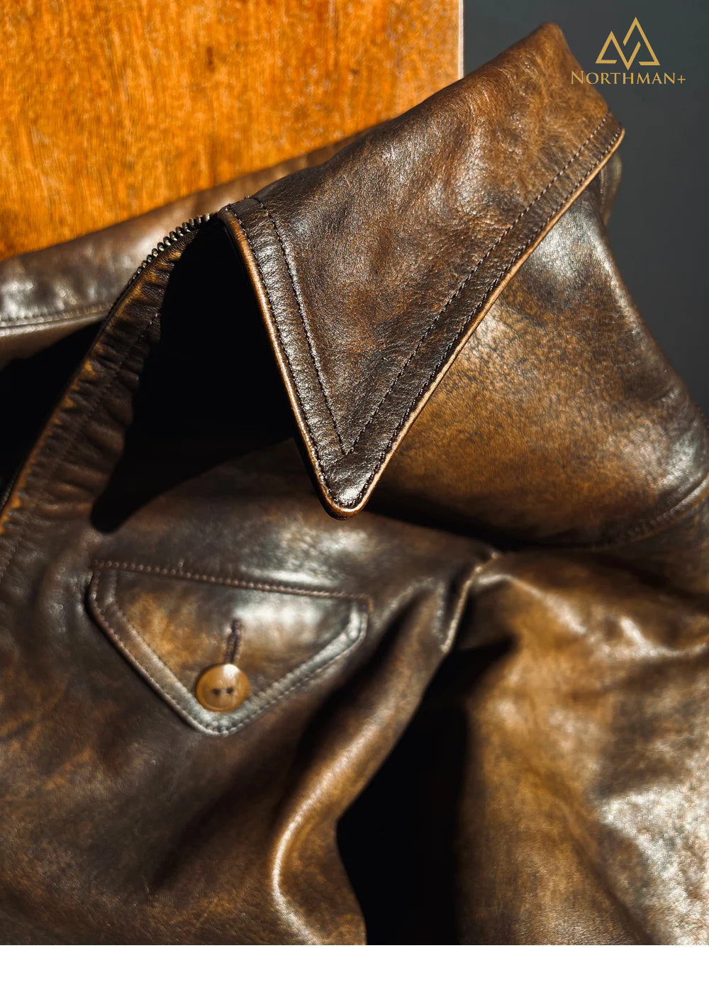 LE BLOUSON EN CUIR NEWSBOY
