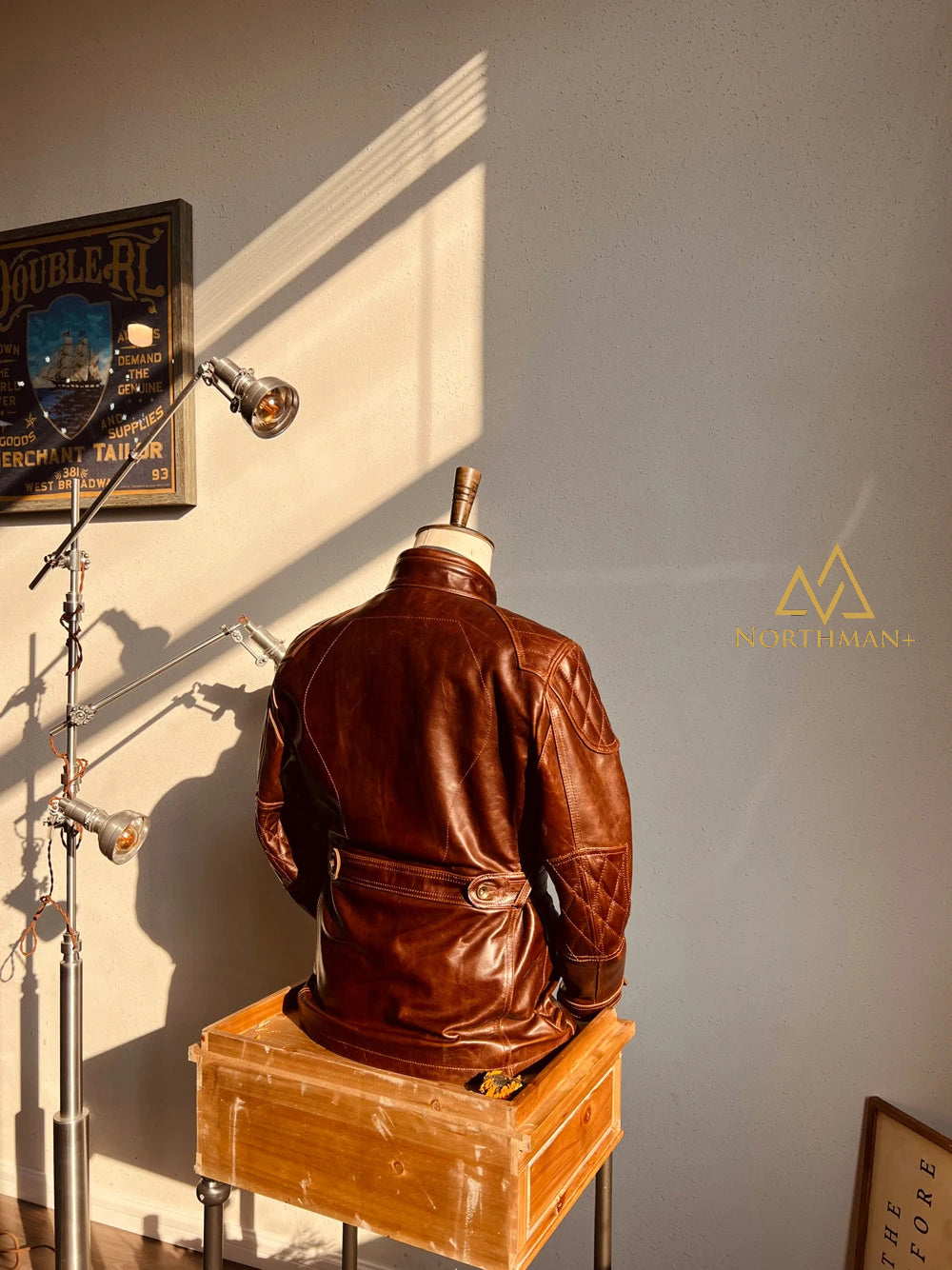 BLOUSON MOTO VINTAGE BRITANNIQUE POUR HOMME
