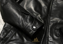 THE NEWSBOY LEATHER JACKET IN BLACK