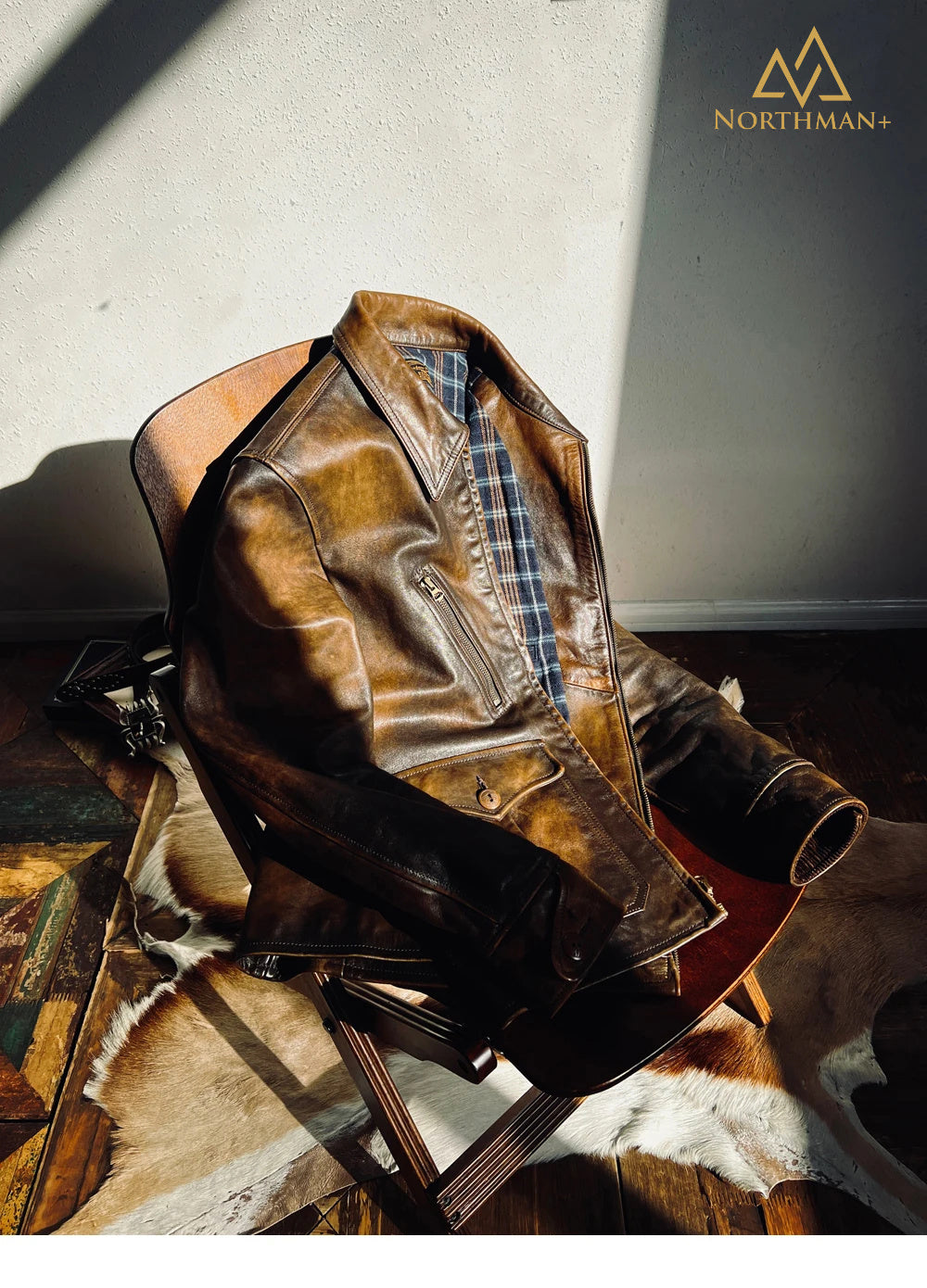 LE BLOUSON EN CUIR NEWSBOY