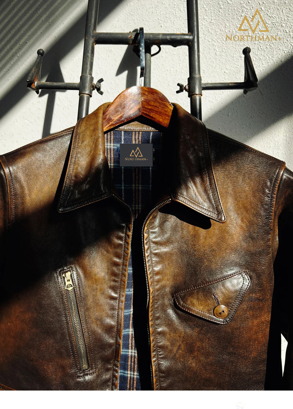 LE BLOUSON EN CUIR NEWSBOY
