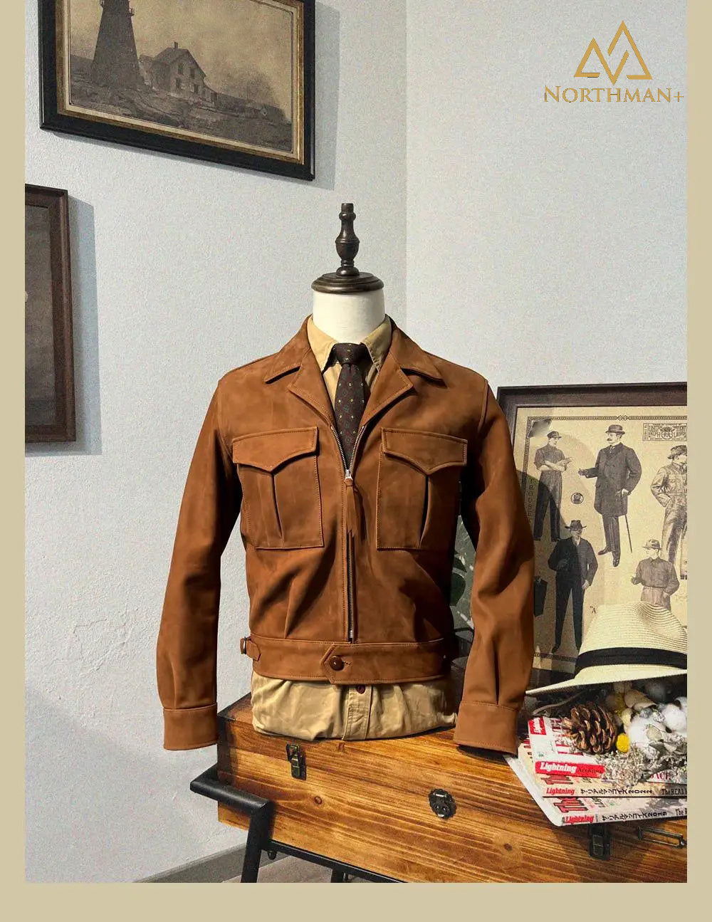 La veste Eisenhower en nubuck
