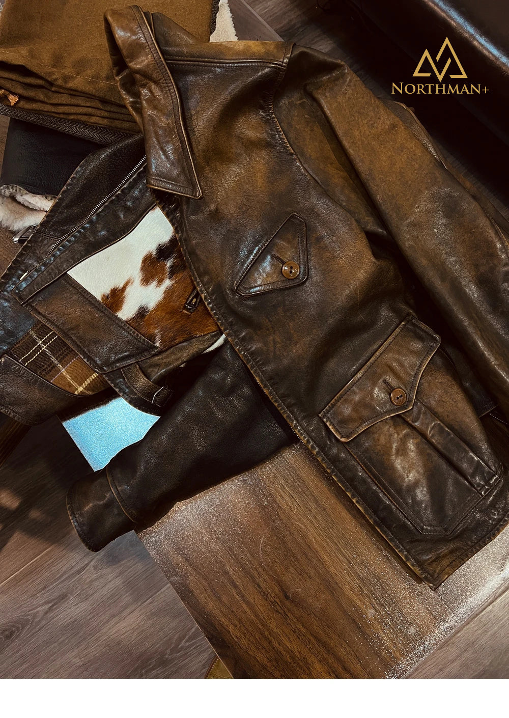 LE BLOUSON EN CUIR NEWSBOY