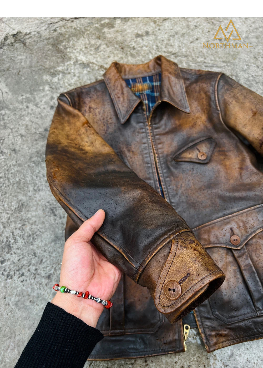 LE BLOUSON EN CUIR NEWSBOY