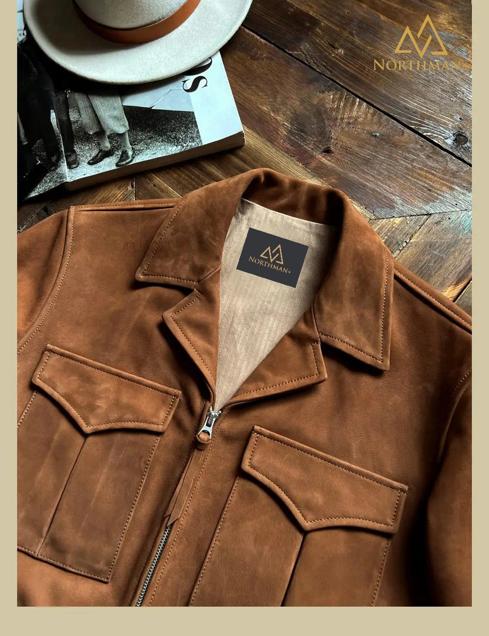 La veste Eisenhower en nubuck
