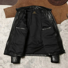 THE NEWSBOY LEATHER JACKET IN BLACK
