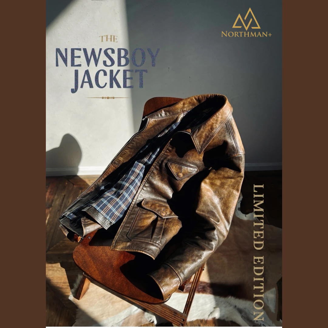 LE BLOUSON EN CUIR NEWSBOY