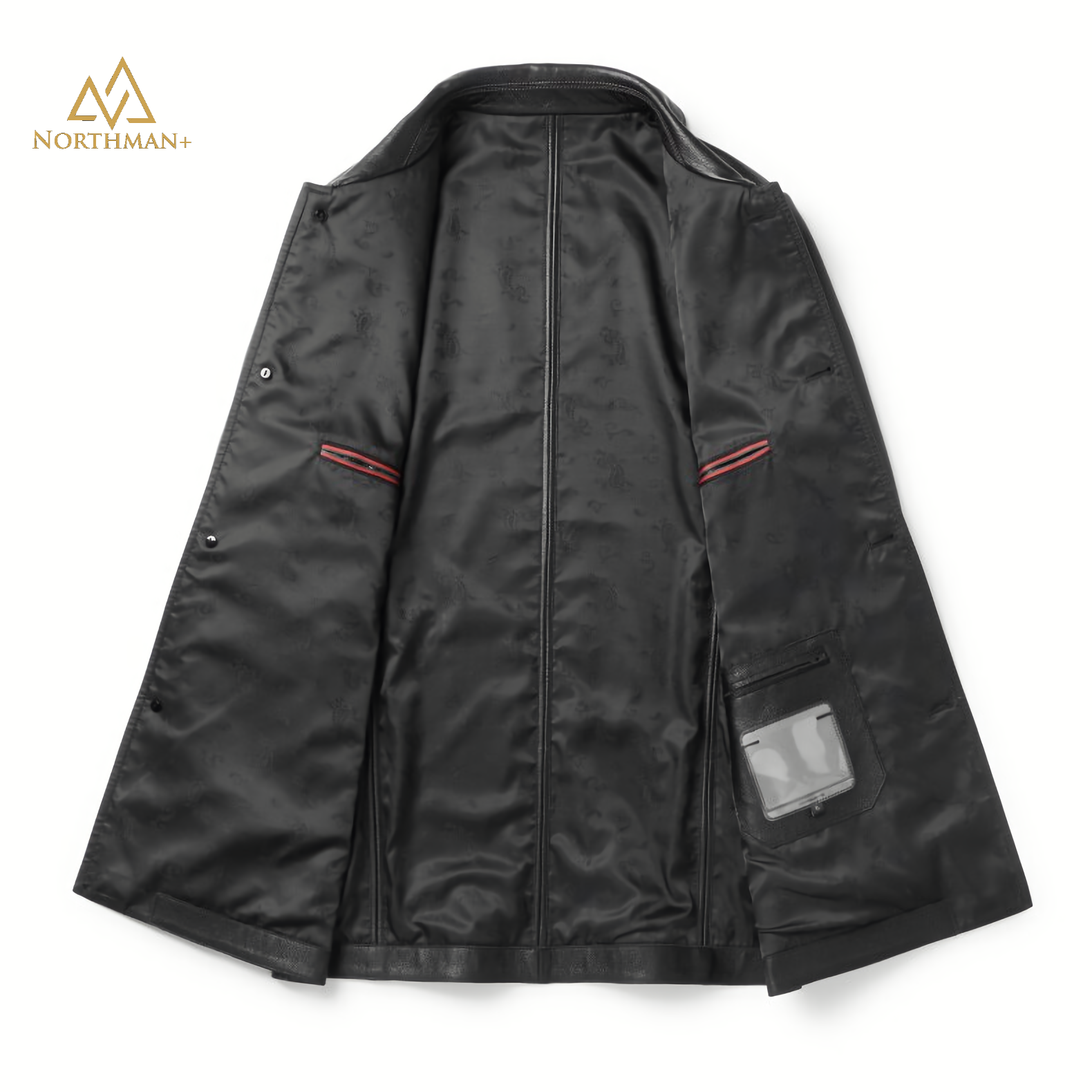 Manteau en cuir pour hommes