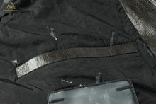 The Meteorite leather jacket in Olive