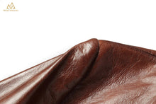 The Meteorite leather jacket in Brown