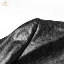 The Meteorite leather jacket in Black