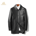 Manteau en cuir pour hommes