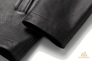 Leather Overcoat for men