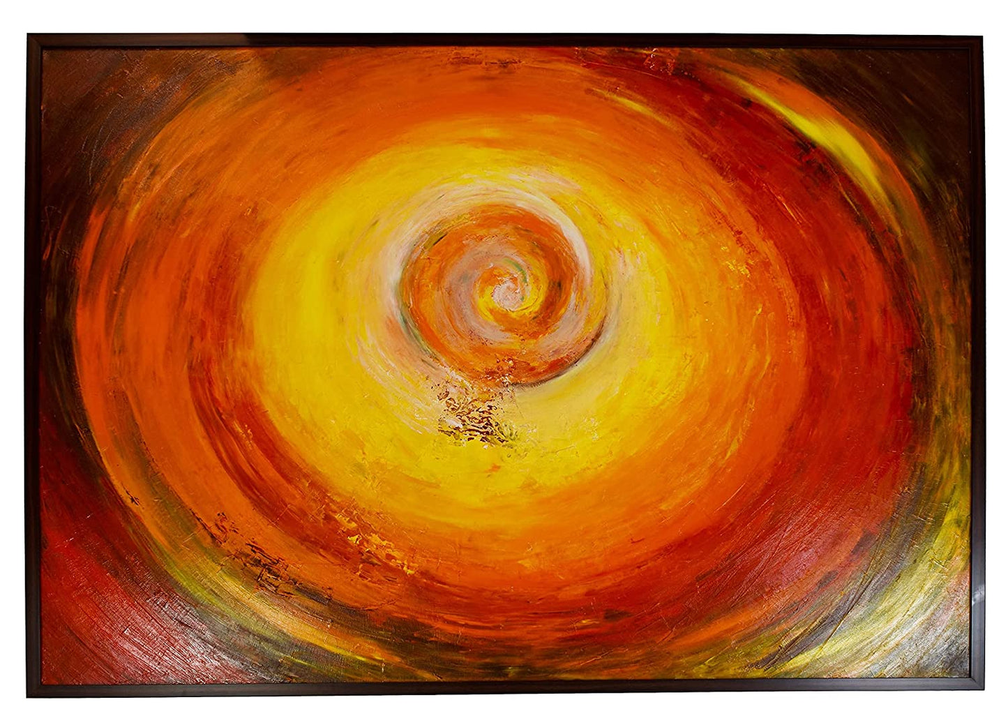 Canvas Art Hand Painting for Wall : Circle of Fire by Subuhi