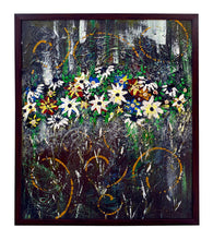 Canvas Art Hand Painting for Wall : A walk in the garden by Subuhi