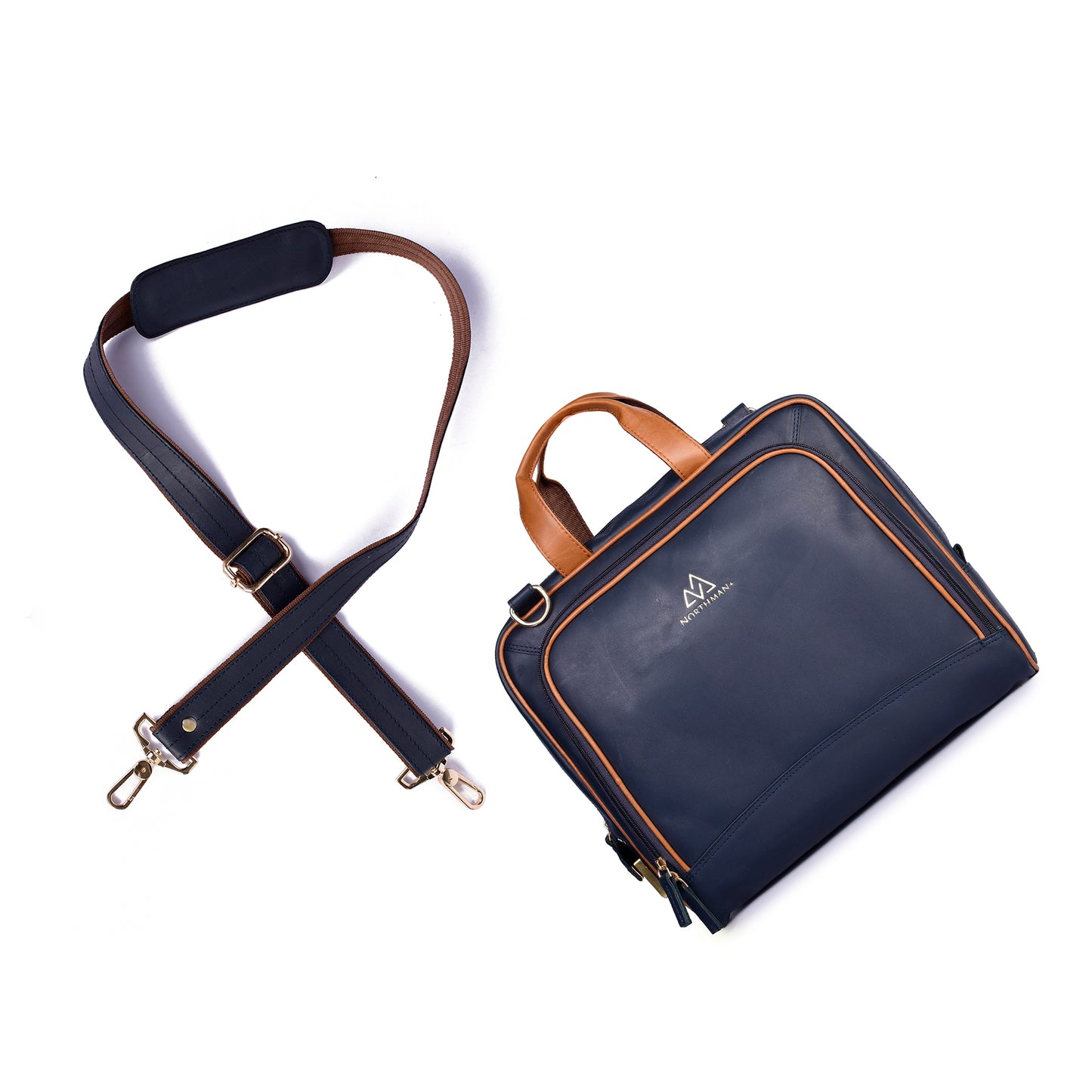 Leather Laptop Messenger Bag  : The CEO Bag