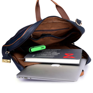 Leather Laptop Messenger Bag  : The CEO Bag