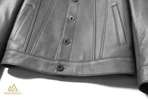 The Trucker Jacket in Grey