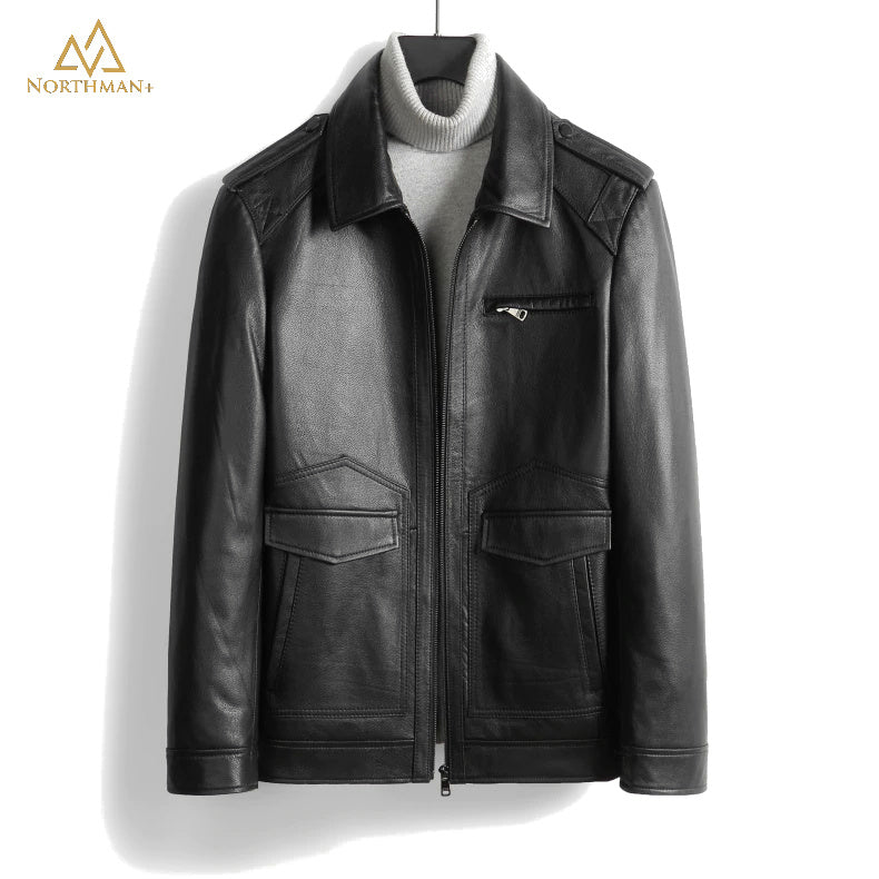 Division commander Black Leather jacket by Northman+