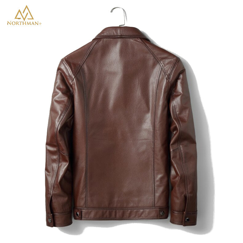 DC3 Brown Leather jacket by Northman+