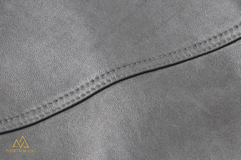La veste en jean grise