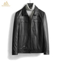 Blouson en cuir noir DC3 de Northman+