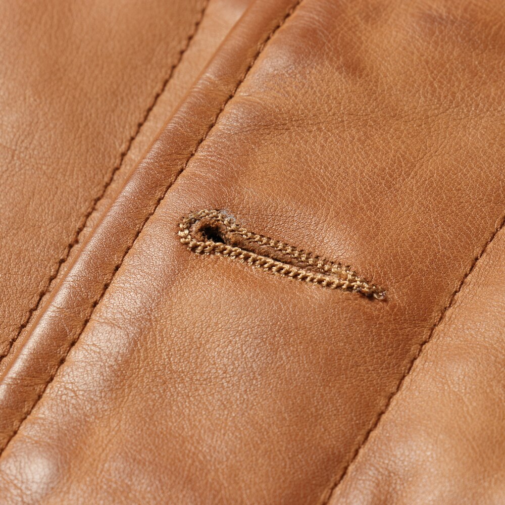Lightning leather jacket in Tan by Northman+