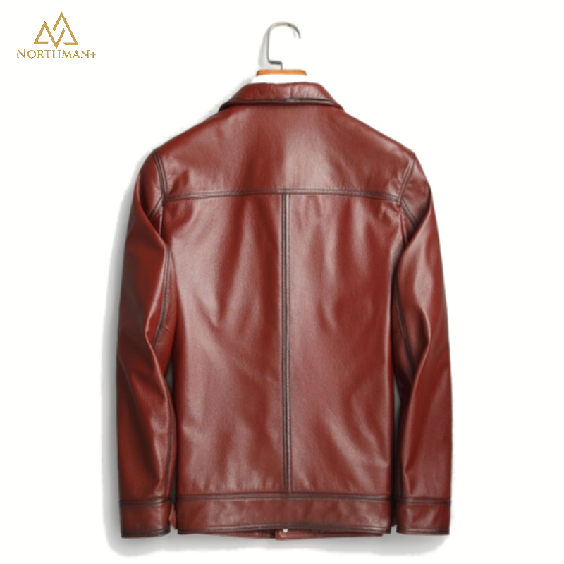 Blouson de routier urbain bordeaux