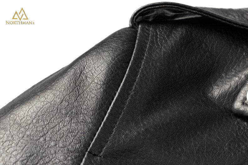 Blouson motard en cuir