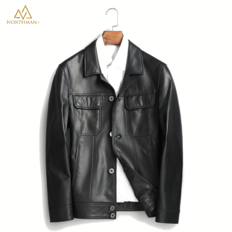 Blouson Trucker Urbain Noir