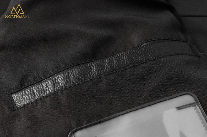 Blouson en cuir noir DC3 de Northman+