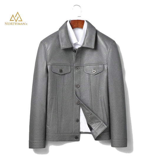 The Trucker Jacket in Grey