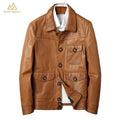Lightning leather jacket in Tan by Northman+
