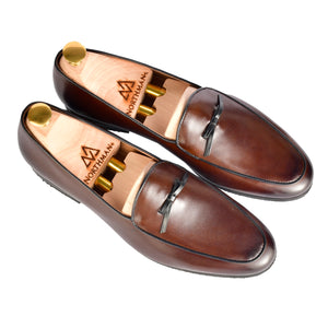 Brown Bowtie Loafers